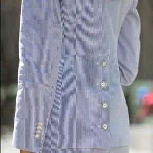 Brooks Brothers Pinstripe Stellita Blazer Size 8